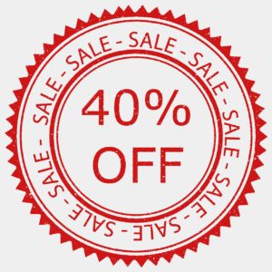 40%off